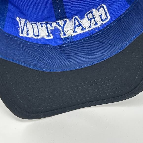 Grayton Dad Hat Cap Blue Unstructured Strapback 6 Panel Ouray Sportswear - Picture 5 of 9